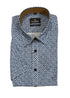 Casa Moda Printed S/S Casual Shirt Blue/Navy