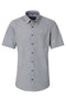 Casa Moda Printed S/S Casual Shirt Navy/Yellow