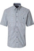 Casa Moda Printed B/D S/S Casual Shirt Blue/Navy