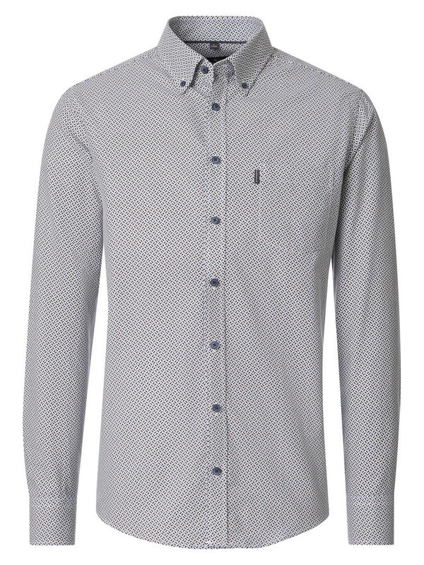 Casamoda Printed Shirt Beige