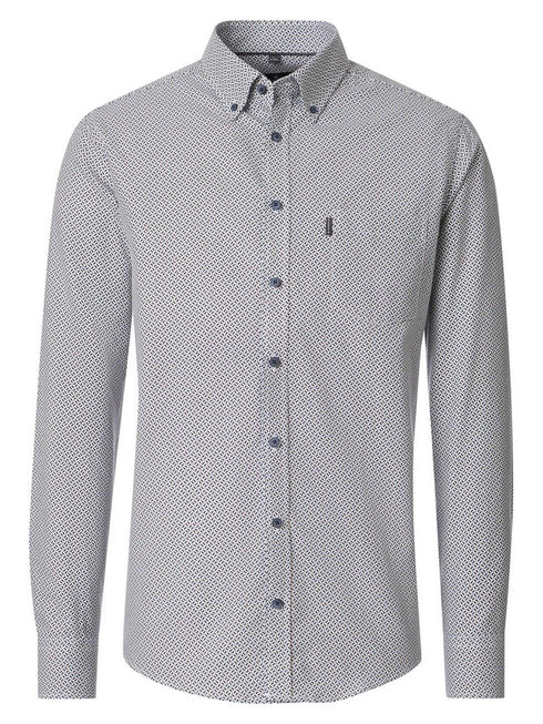 Casamoda Printed Shirt Beige