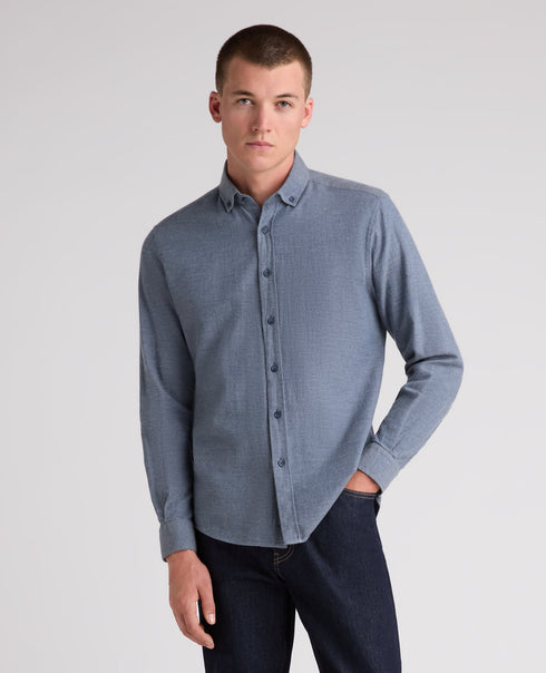 Remus Uomo Parker B/D Casual Shirt Blue