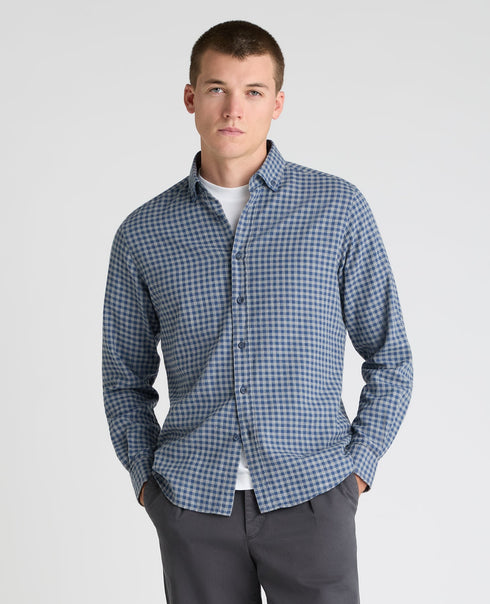 Remus Uomo Parker B/D Casual Shirt Blue