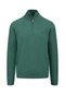 Fynch Hatton Half Zip Knitwear Evergreen