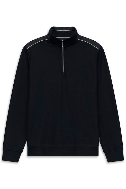 Bugatti 1/4 Zip Sweatshirt Navy