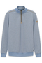 Bugatti 1/4 Zip Sweatshirt Blue/Beige