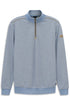 Bugatti 1/4 Zip Sweatshirt Blue/Beige