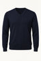 Fynch Hatton Superfine V-Neck Knitwear Ink