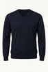 Fynch Hatton Superfine V-Neck Knitwear Ink