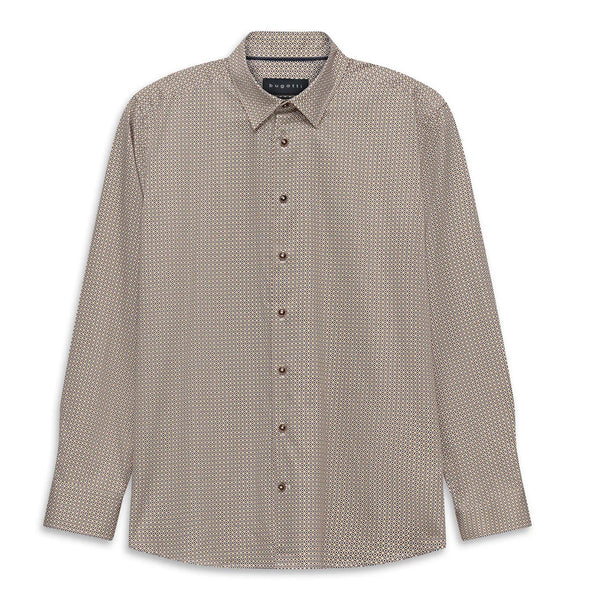 Bugatti L/S Casual Shirt Taupe