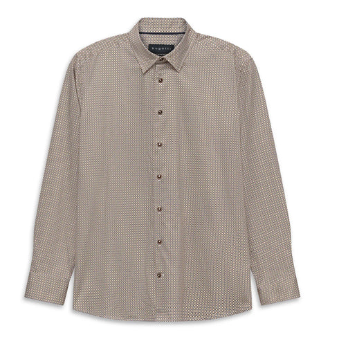 Bugatti L/S Casual Shirt Taupe