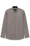 Bugatti B/D Casual L/S Shirt Brown/Blue
