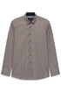 Bugatti B/D Casual L/S Shirt Brown/Blue