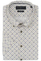 Bugatti Printed S/S Casual Shirt Blue/Beige