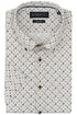Bugatti Printed S/S Casual Shirt Blue/Beige