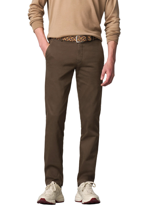 Meyer New York Cotton Trouser Brown