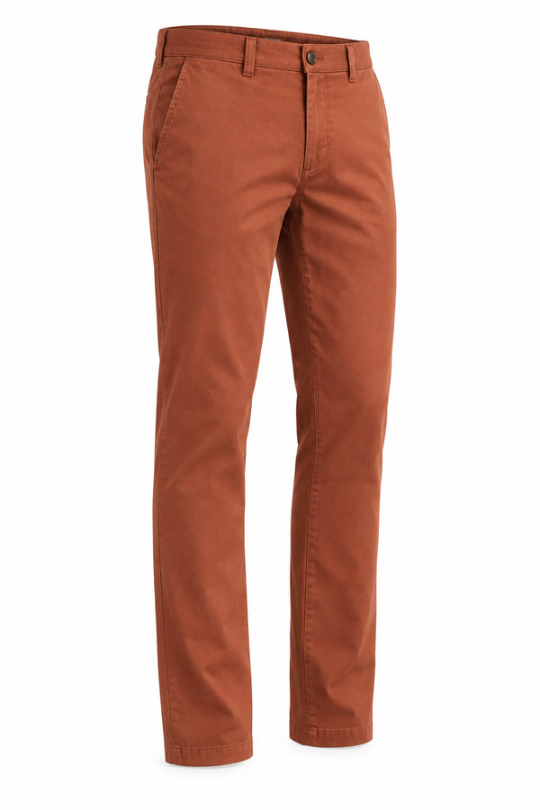 Meyer Oslo Cotton Chino Rust