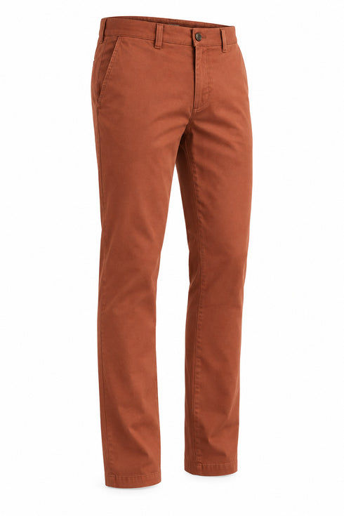 Meyer Oslo Cotton Chino Rust