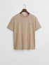 Gant Reg Shield S/S Tee Shirt Beige