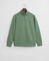 Gant Reg Shield Half Zip Sweat Top Emerald