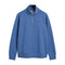 Gant Reg Shield Half Zip Sweat Top Midblue