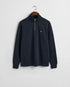 Gant Reg Shield Half Zip Sweat Top Navy