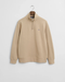 Gant Reg Shield Half Zip Sweat Top Sand