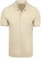 Gant 2 Tone Polo T-Shirt Beige