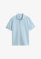 Gant 2 Tone Polo T-Shirt Sky