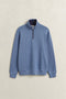 Gant Sacker Rib Half Zip Sweater Blue