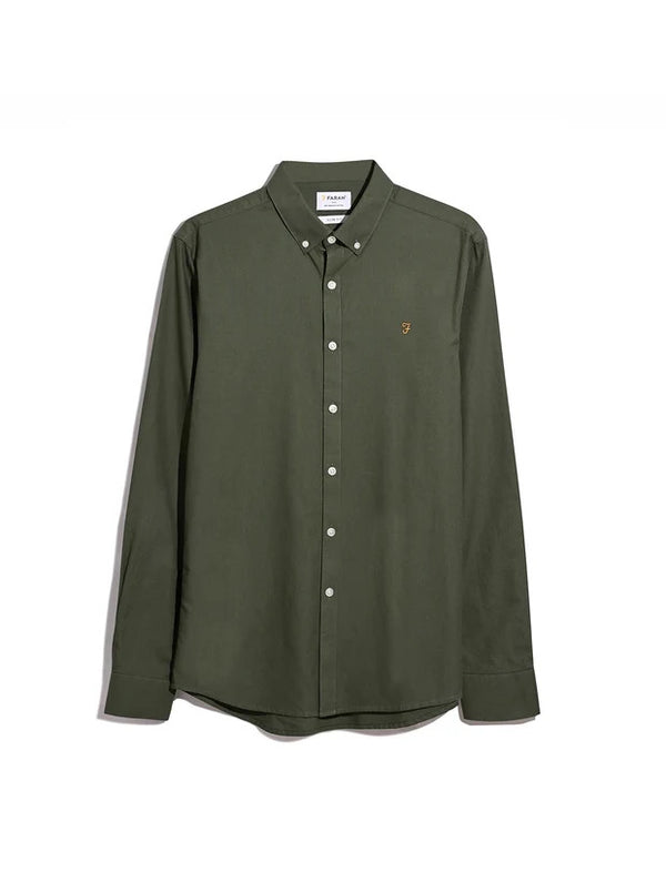 Farah Brewer Ls Shirt Rosemary