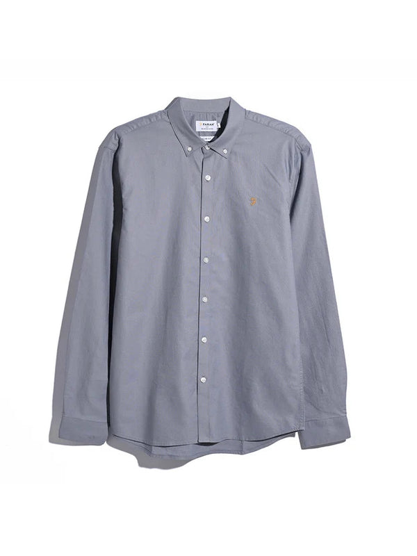 Farah Brewer Ls Shirt Ice Blue