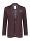 A Fish Named Fred Blazer Jacket Burgundy