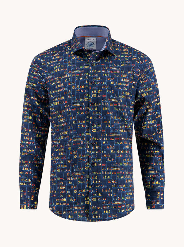 A Fish Named Fred Shirt Navy