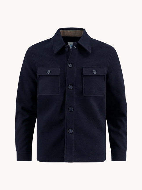 A Fish Named Fred Overshirt Navy