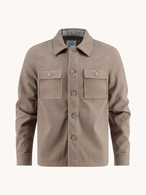 A Fish Named Fred Overshirt Caramel