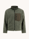 A Fish Named Fred Fleece Jacket Khaki