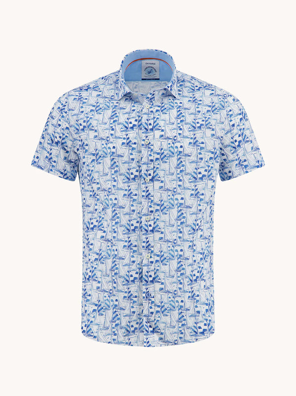 A Fish Named Fred Ss Shirt White