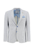 A Fish Named Fred Boucle Blazer Jacket Light Blue