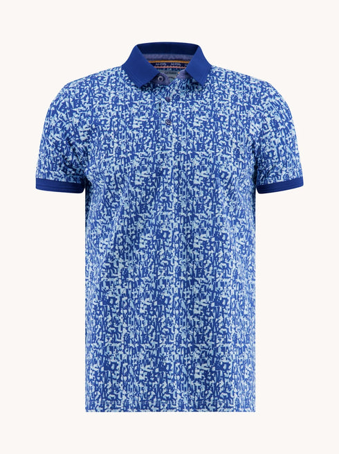 A Fish Named Fred Polo T-Shirt Turquoise