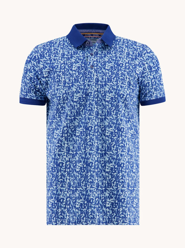 A Fish Named Fred Polo T-Shirt Turquoise