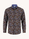 A Fish Named Fred Printed Shirt Orange