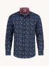 A Fish Named Fred Printed Shirt Navy