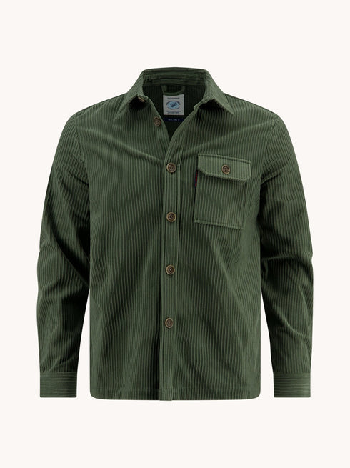 A Fish Named Fred Tokyo Rib Overshirt Forest