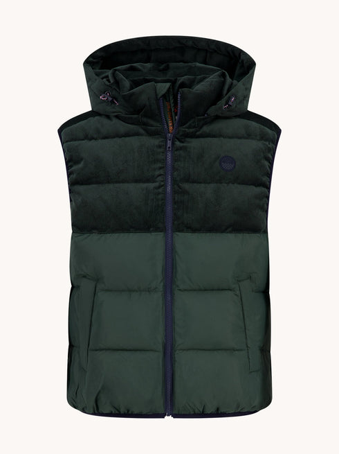 A Fish Named Fred Tokyo Rib Bodywarmer Green