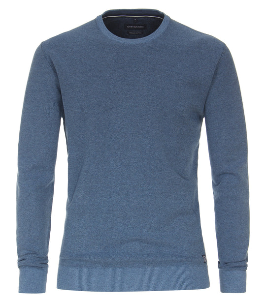 Casa Moda Crew Neck Knitwear Blue