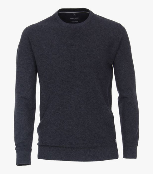 Casa Moda Crew Neck Knitwear Navy