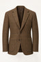 Herbie Frogg Maddox Lambswool Jacket Brown Check