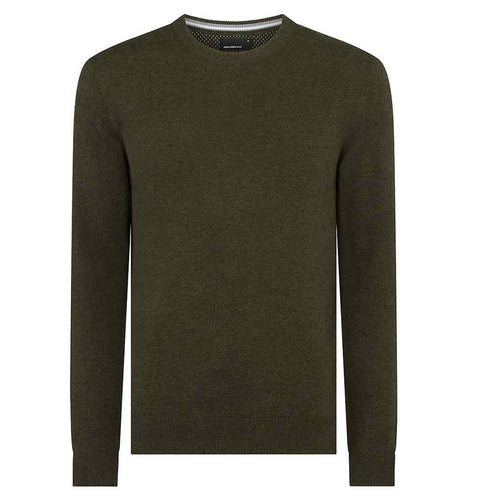 Remus Uomo Crew Neck Knitwear Khaki