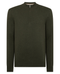 Remus Uomo 1/4 Zip Up Knitwear Khaki